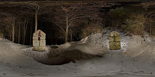 Das Schwabentor, Nacht-Version - <i>The "Schwabentor", night version</i>