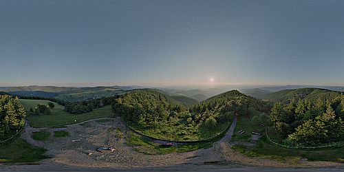 Sonnenuntergang am Schauinsland - <i>sunset at Schauinsland</i>